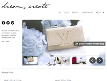 Tablet Screenshot of dreamcreate.ca